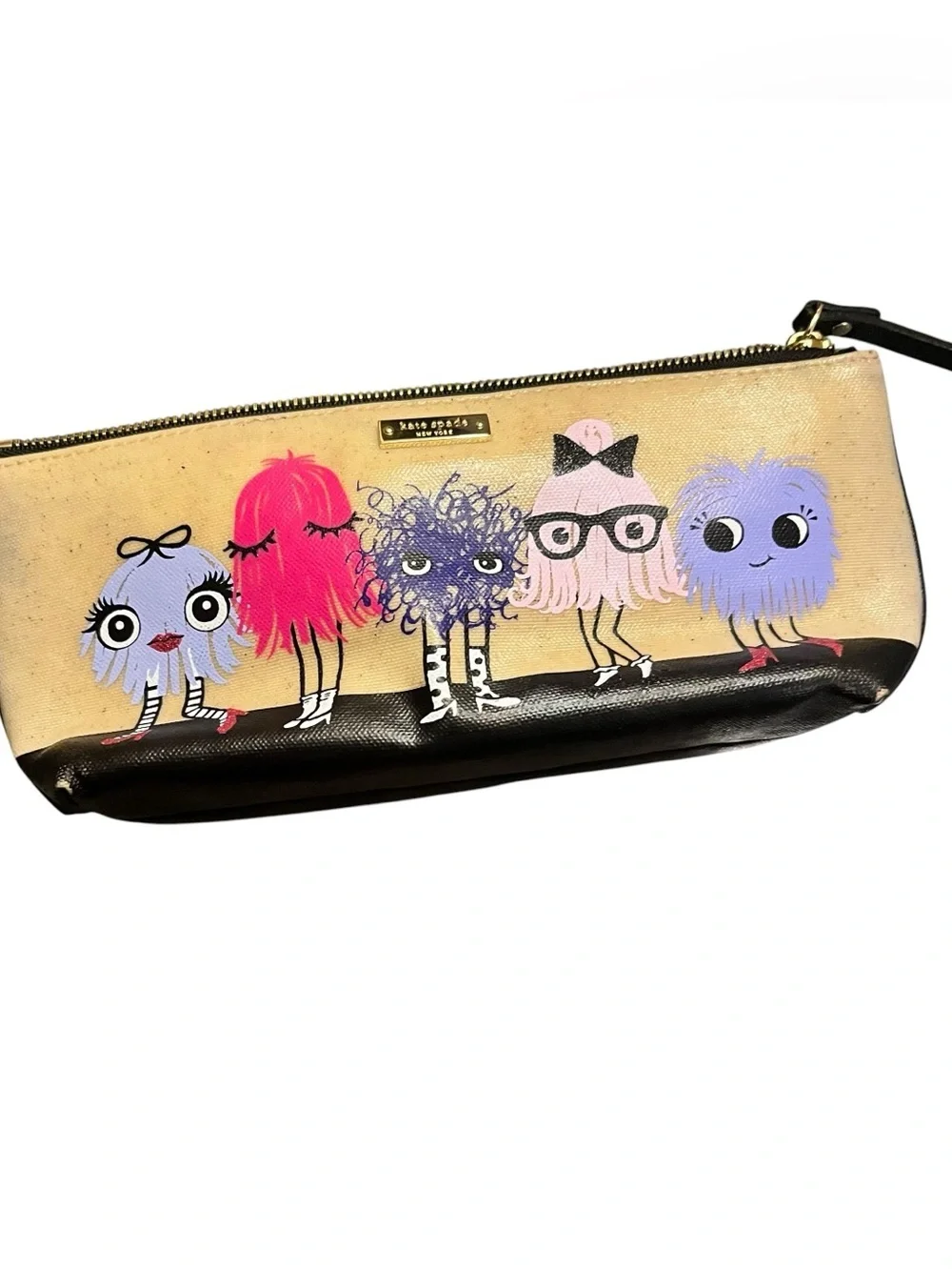 kate spade new york Imagination Monster Party Little Shiloh, Multi cosmetic bag